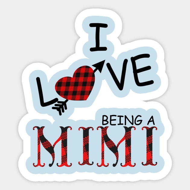 I love being a mimi mother's day gift Sticker by DODG99